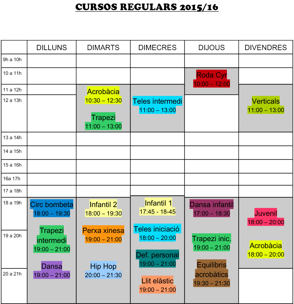 horaris cursos 15-16